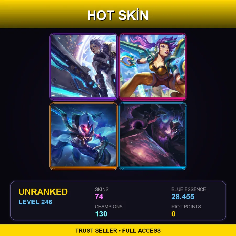VN | Lv246 | Unranked | 74 Skin | 130 Champ — Commando Jarvan Iv