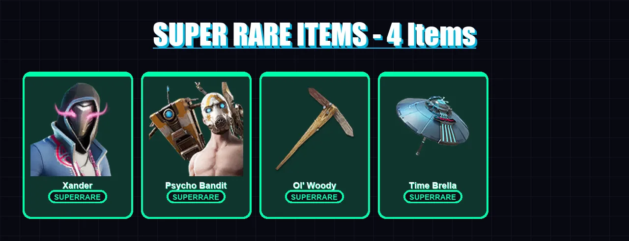 [PC] | Xander | Psycho Bandit | Rex | Omegarok | Spectra Knight | 218 skin | 242 pickaxe | 214 emote | 142 glider | Lv2210