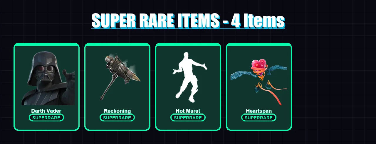 [PC/XBOX] | Darth Vader | Malik | Ragnarok | Zenith | Midas | 145 skin | 172 pickaxe | 140 emote | 163 glider | Lv2053