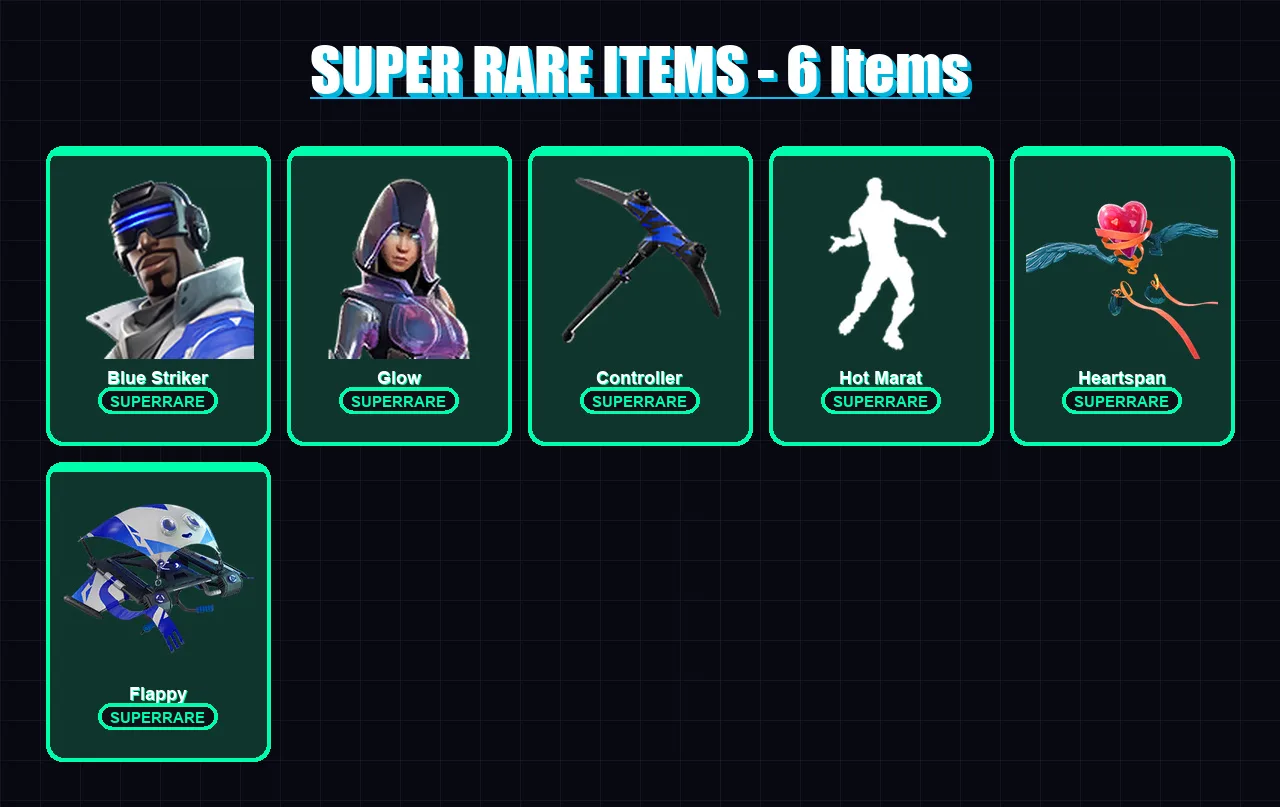 [PC/XBOX/PSN] | Blue Striker | Glow | Blackheart | The Prisoner | Sentinel | 70 skin | 63 pickaxe | 81 emote | 71 glider | Lv960