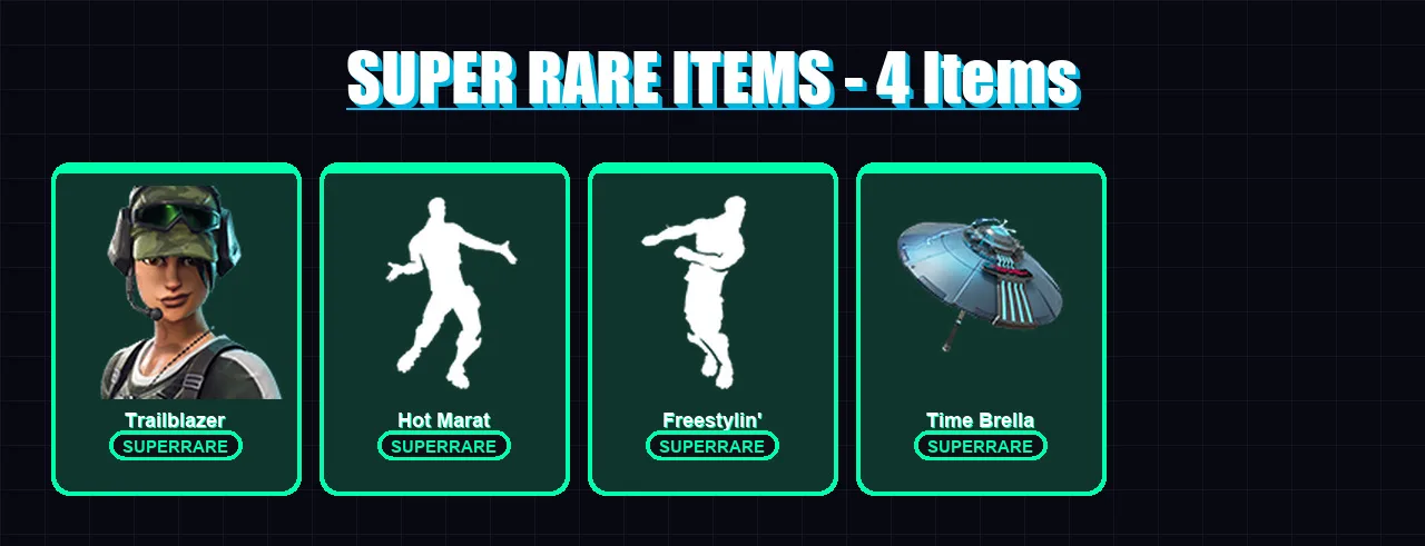 [PC/XBOX] | Trailblazer | The Imagined | Era | Spectra Knight | Blackheart | 41 skin | 59 pickaxe | 51 emote | 58 glider | Lv779 — Fortnite account
