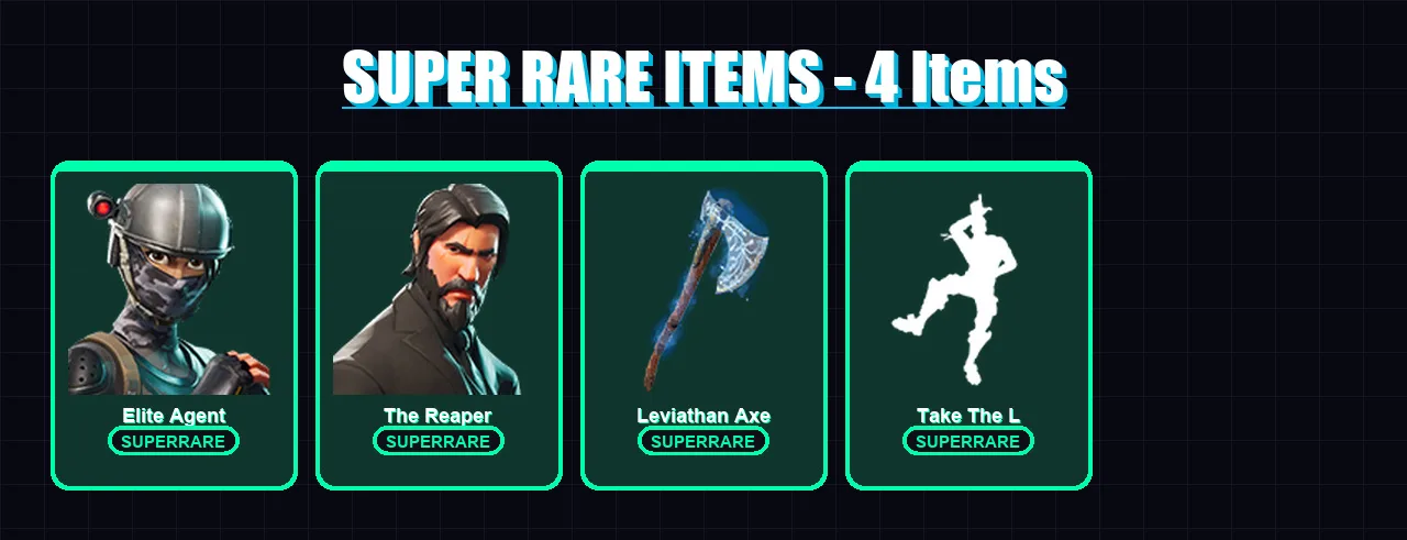 [PS4/PS5/XBOX/PC] | Elite Agent | The Reaper | Dark Voyager | Wild Card | Predator | 122 skin | 109 pickaxe | 99 emote | 88 glider | Lv1403