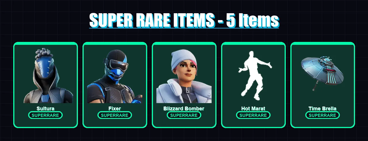 [PS4/PS5/PC] | Sultura | Fixer | Blizzard Bomber | Raz | The Foundation | 33 skin | 52 pickaxe | 58 emote | 56 glider | Lv890 — Fortnite account