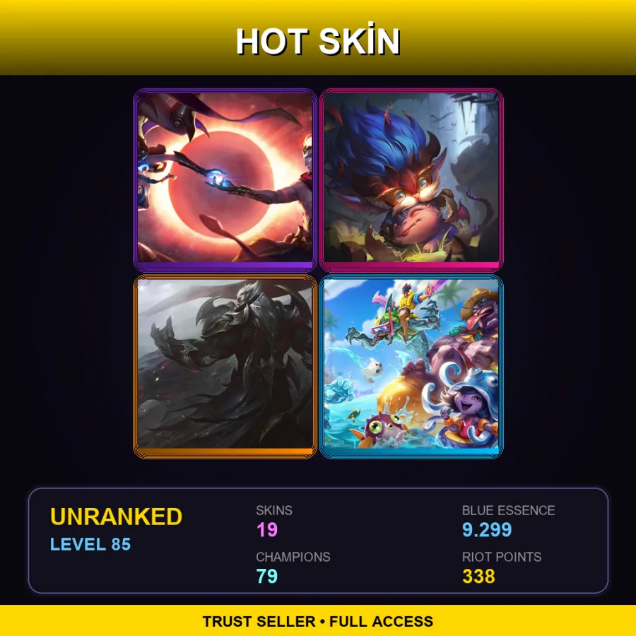 EUW | Lv85 | Unranked | 19 Skin | 79 Champ — Arcanist Shaco