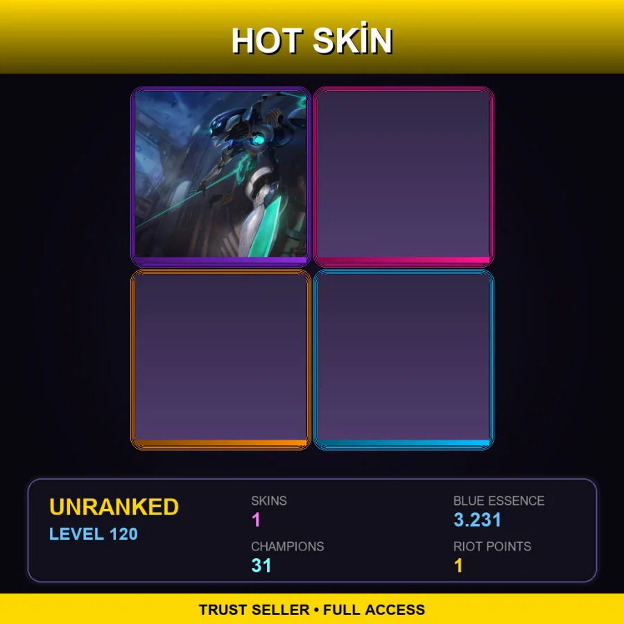 EUNE | Program Camille | 1 Skin | 31 Champ | Lv120