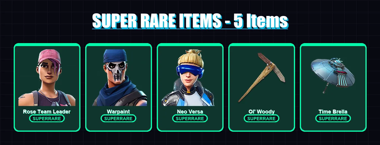 [PC/XBOX] | Rose Team Leader | Warpaint | Neo Versa | Molten Battle Hound | Mizuki | 193 skin | 252 pickaxe | 179 emote | 186 glider | Lv3831