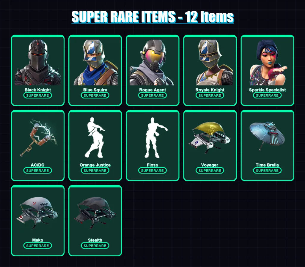 [PS4/PS5/XBOX/PC] | Black Knight | Blue Squire | Rogue Agent | 68 skin | Lv1073