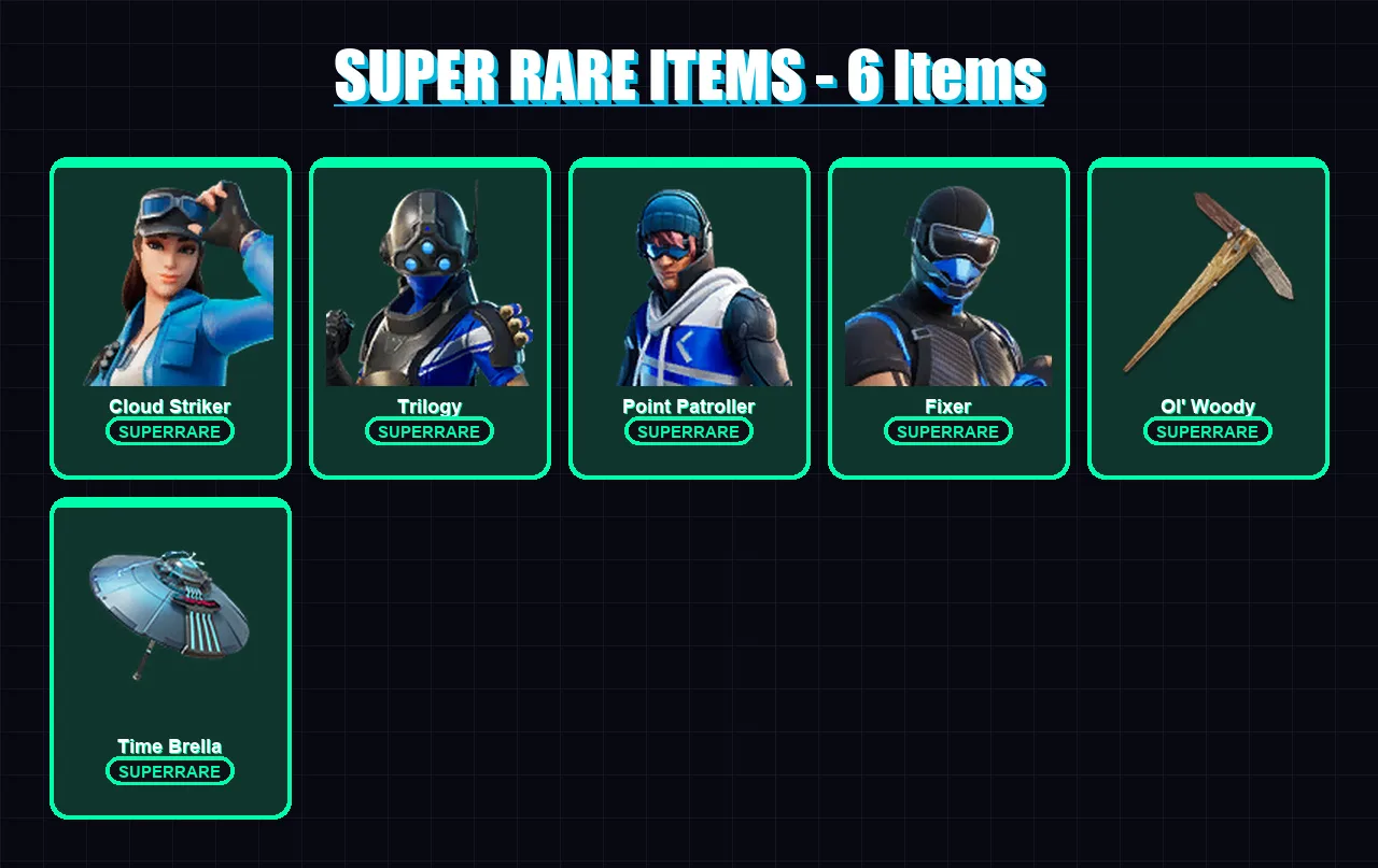 [PC/XBOX/PSN] | Galaxia | Lara Croft | Midas | Cloud Striker | Trilogy | 80 skin | 135 pickaxe | 130 emote | 111 glider | Lv1805