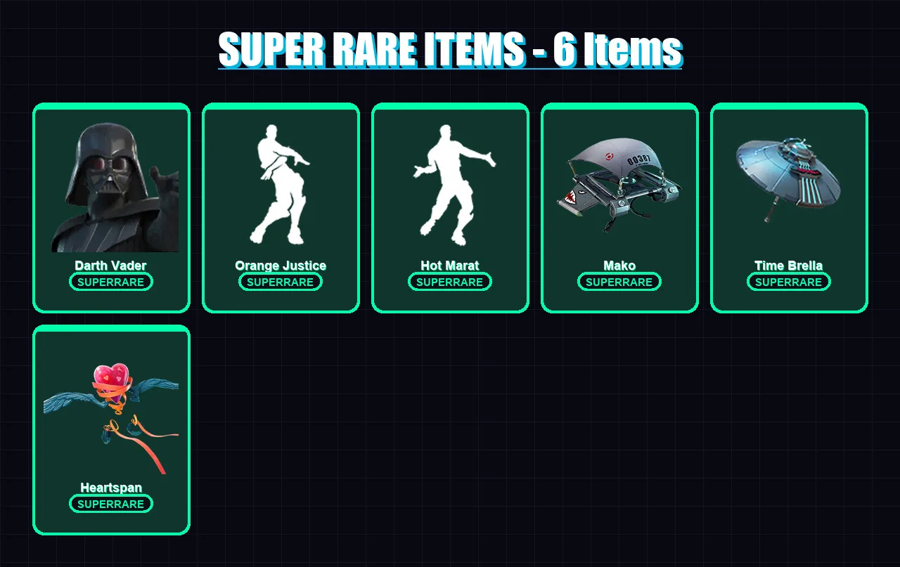 [PC/PSN] | Darth Vader | Omegarok | Kado Thorne | The Scientist | The Prisoner | 283 skin | 329 pickaxe | 255 emote | 290 glider | Lv4711