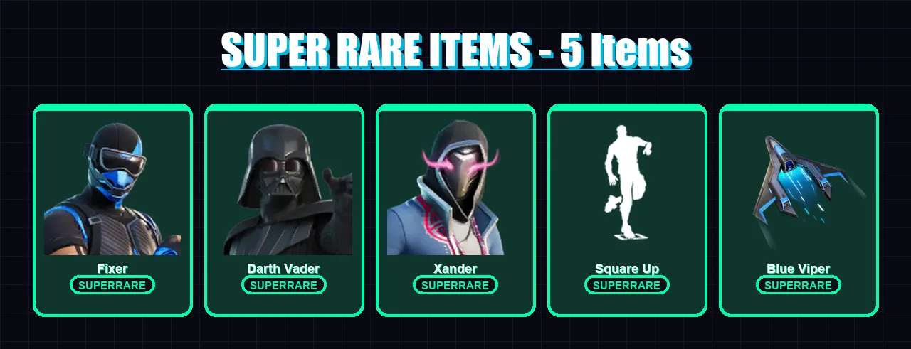 [PS4/PS5/XBOX/PC] | Fixer | Darth Vader | Xander | Paradigm (Reality-659) | Snap | 88 skin | 120 pickaxe | 87 emote | 106 glider | Lv1611