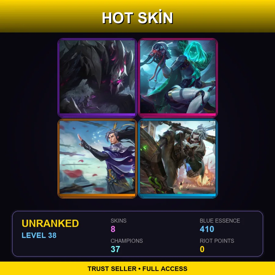 EUNE | Lv38 | Unranked | 8 Skin | 37 Champ — Slay Belle Katarina