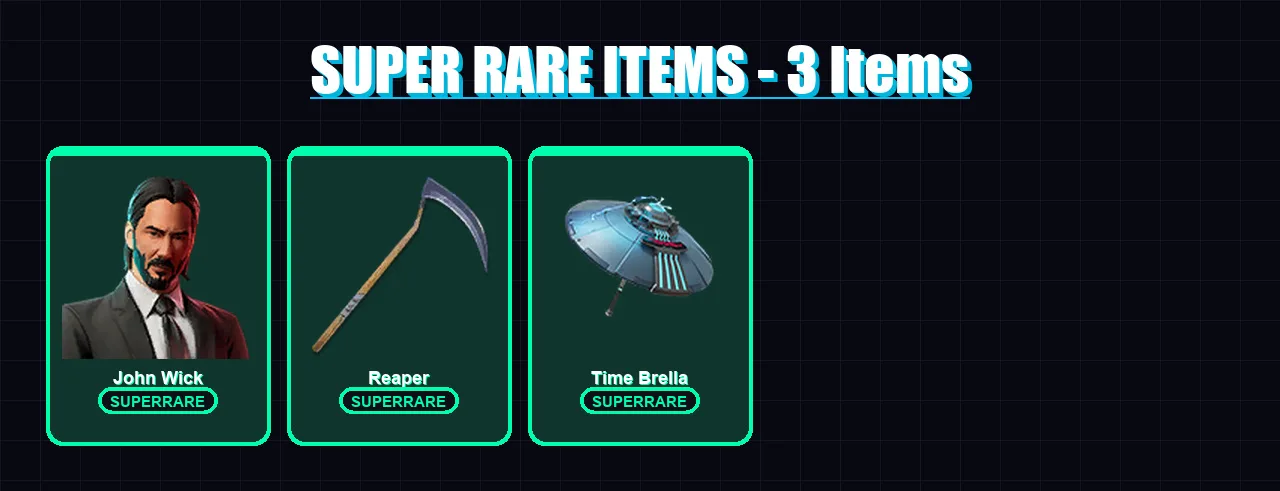[PC/PSN] | John Wick | Peter Griffin | Spectra Knight | Backlash | Omegarok | 40 skin | 53 pickaxe | 41 emote | 42 glider | Lv739