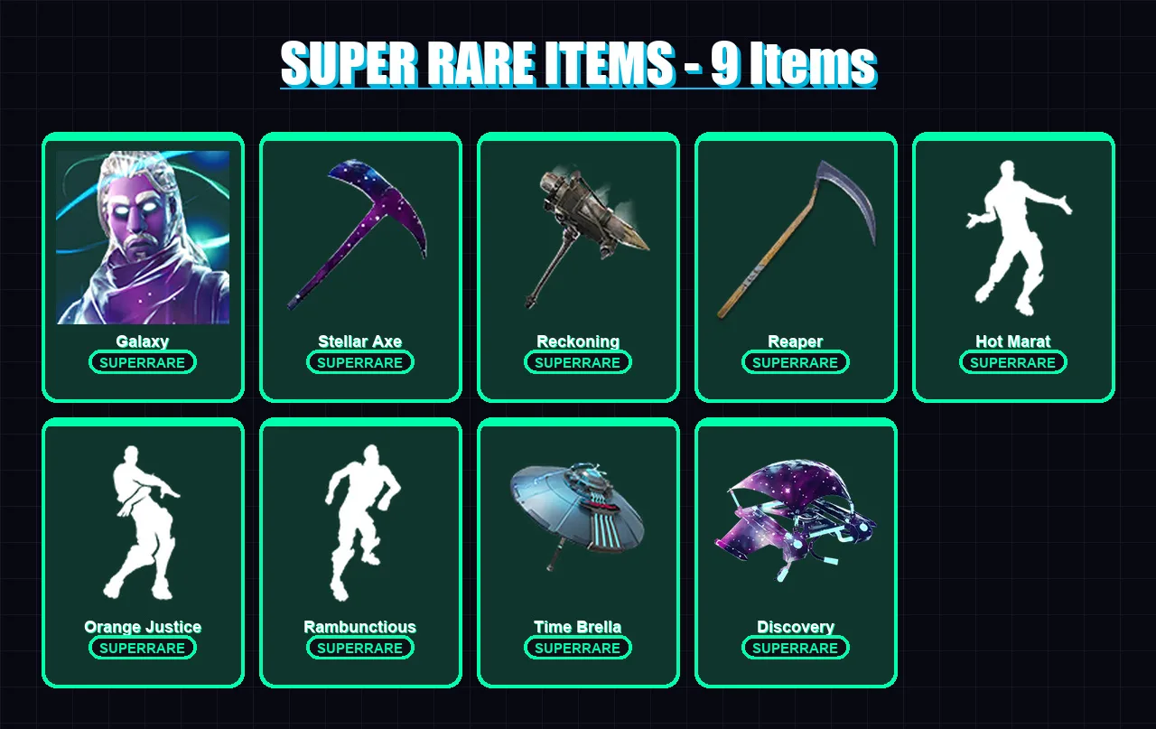 [PC/XBOX/PSN] | Galaxy | Cuddle Team Leader | The Visitor | Valor | Lynx | 38 skin | 33 pickaxe | 36 emote | 32 glider | Lv445