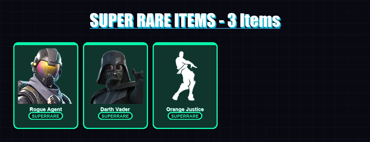 [PC/XBOX/PSN] | Rogue Agent | Darth Vader | The Imagined | Carbide | The Origin | 96 skin | 136 pickaxe | 103 emote | 99 glider | Lv1410 — Fortnite account
