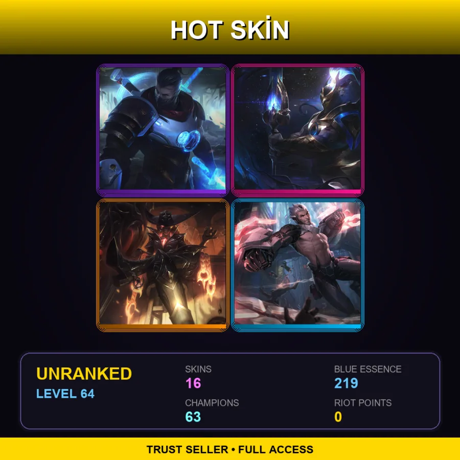 LAS | Lv64 | Unranked | 16 Skin | 63 Champ — Psyops Sona