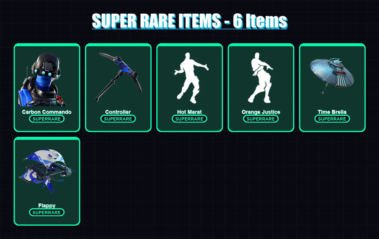 [PC/XBOX] | Carbon Commando | Era | Gear Specialist Maya | Zeus | Spectra Knight | 83 skin | 101 pickaxe | 91 emote | 91 glider | Lv1361