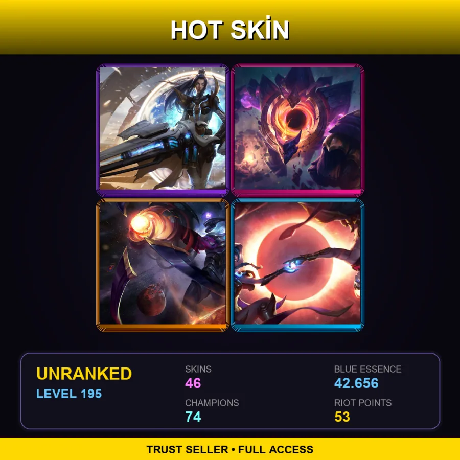 EUW | Lv195 | Unranked | 46 Skin | 74 Champ — Subterranean Nautilus