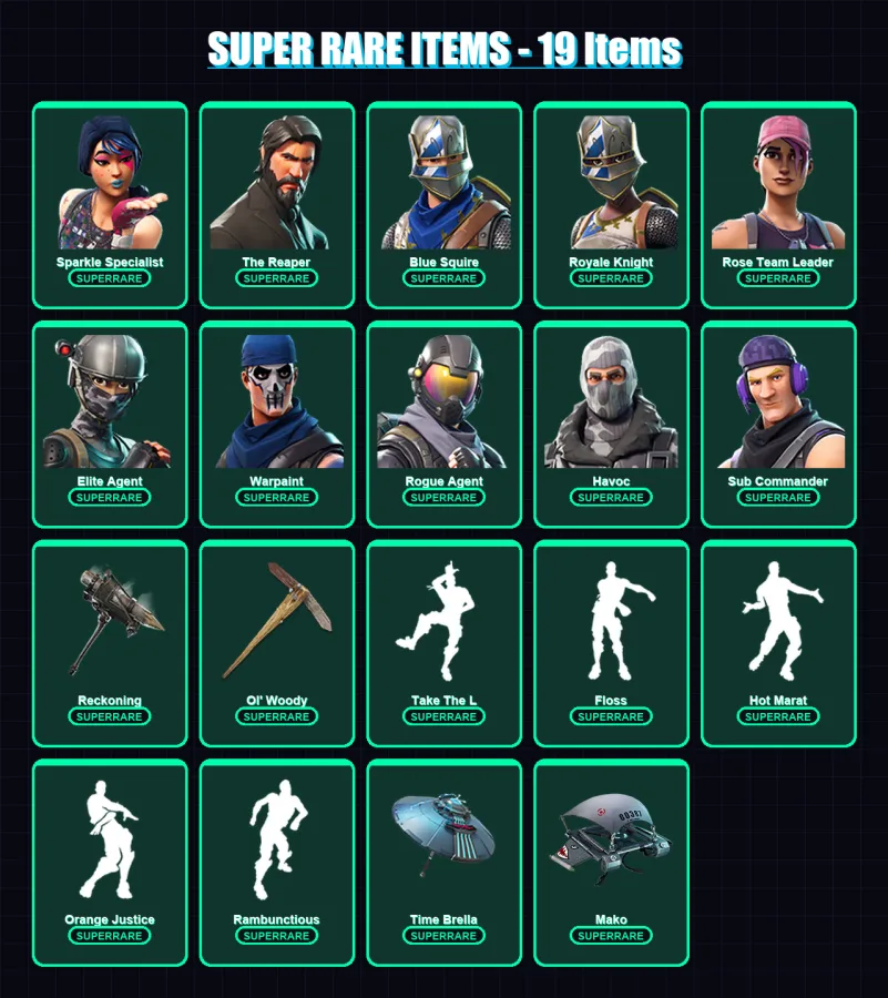 [PC/XBOX/PSN] | Sparkle Specialist | The Reaper | Blue Squire | 92 skin | Lv1335