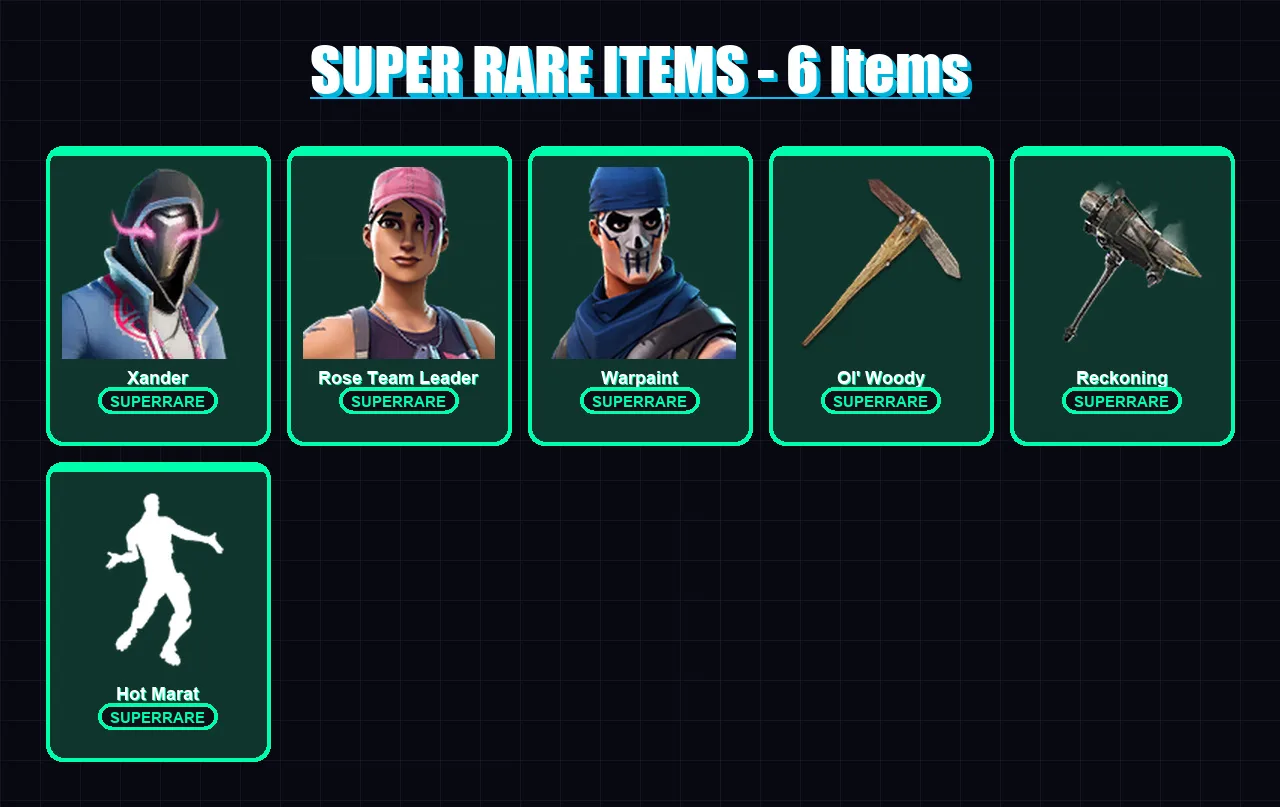 [PC/XBOX/PSN] | Xander | Rose Team Leader | Warpaint | Gear Specialist Maya | Calamity | 48 skin | 52 pickaxe | 56 emote | 48 glider | Lv490 — Fortnite account