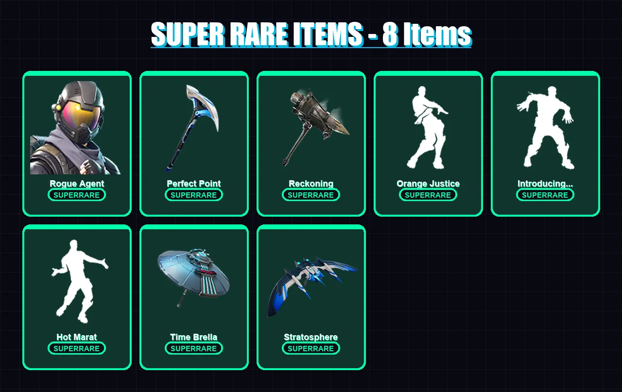 [PS4/PS5/XBOX/PC] | Rogue Agent | Blackheart | Midas | Snap | Zenith | 79 skin | 91 pickaxe | 87 emote | 98 glider | Lv1389