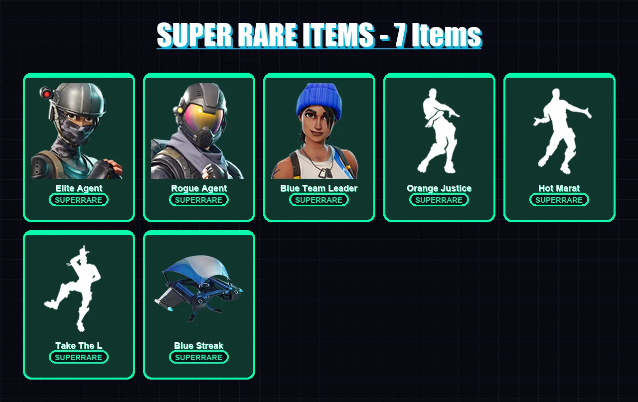 [PS4/PS5/XBOX/PC] | Elite Agent | Rogue Agent | Blue Team Leader | The Visitor | Valor | 25 skin | 36 pickaxe | 41 emote | 31 glider | Lv540