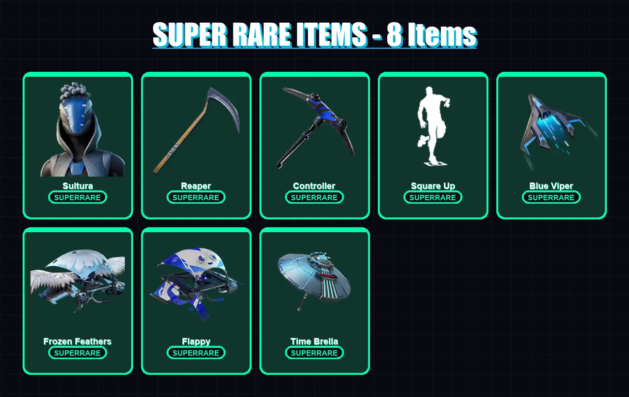 [PC/XBOX] | Sultura | Blackheart | Fade | The Prisoner | Polarity | 149 skin | 191 pickaxe | 134 emote | 147 glider | Lv2228