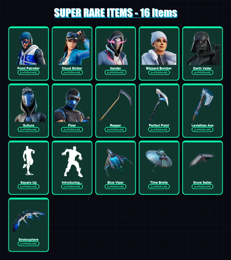[PS4/PS5/XBOX/PC] | Point Patroller | Cloud Striker | Xander | 197 skin | Lv3077