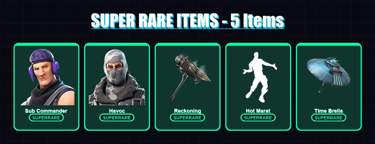 [PC/XBOX/PSN] | Sub Commander | Havoc | Valeria | Calamity | Enforcer | 55 skin | 77 pickaxe | 72 emote | 83 glider | Lv1486