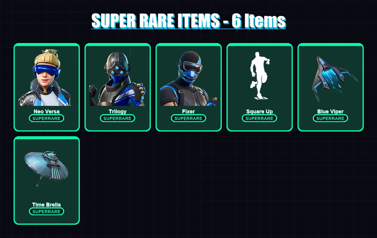 [PS4/PS5/PC] | Neo Versa | Trilogy | Fixer | Menace | Mandalorian | 71 skin | 105 pickaxe | 73 emote | 80 glider | Lv1428