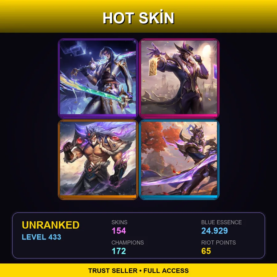 EUNE | Lv433 | Unranked | 154 Skin | 172 Champ — Firecracker Teemo