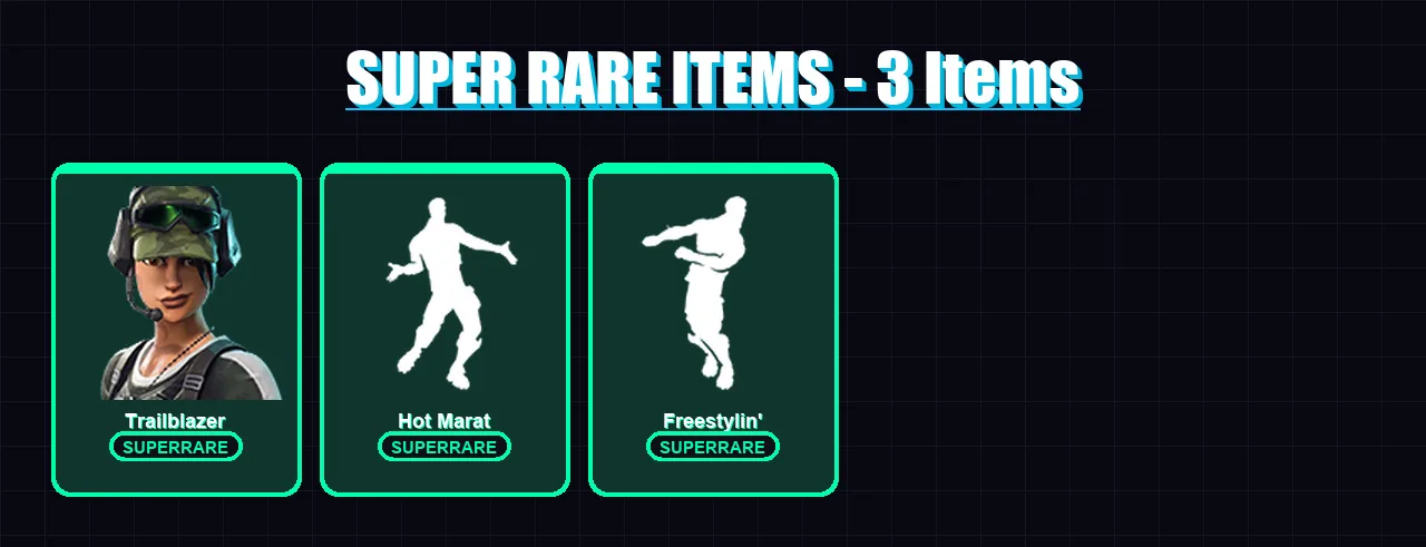 [PC/XBOX/PSN] | Trailblazer | Blackheart | Hybrid | Peely | Sidewinder | 5 skin | 5 pickaxe | 9 emote | 8 glider | Lv106