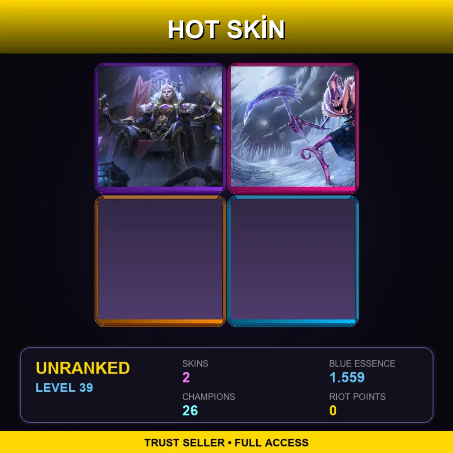 EUW | Lv39 | Unranked | 2 Skin | 26 Champ — Victorious Sejuani