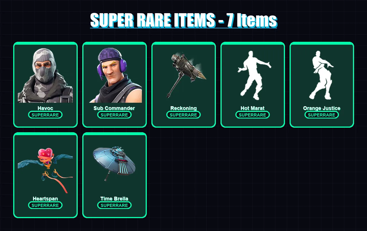 [PS4/PS5/PC] | Havoc | Sub Commander | Ragnarok | Drift | Spectra Knight | 72 skin | 65 pickaxe | 68 emote | 78 glider | Lv1134 — Fortnite account
