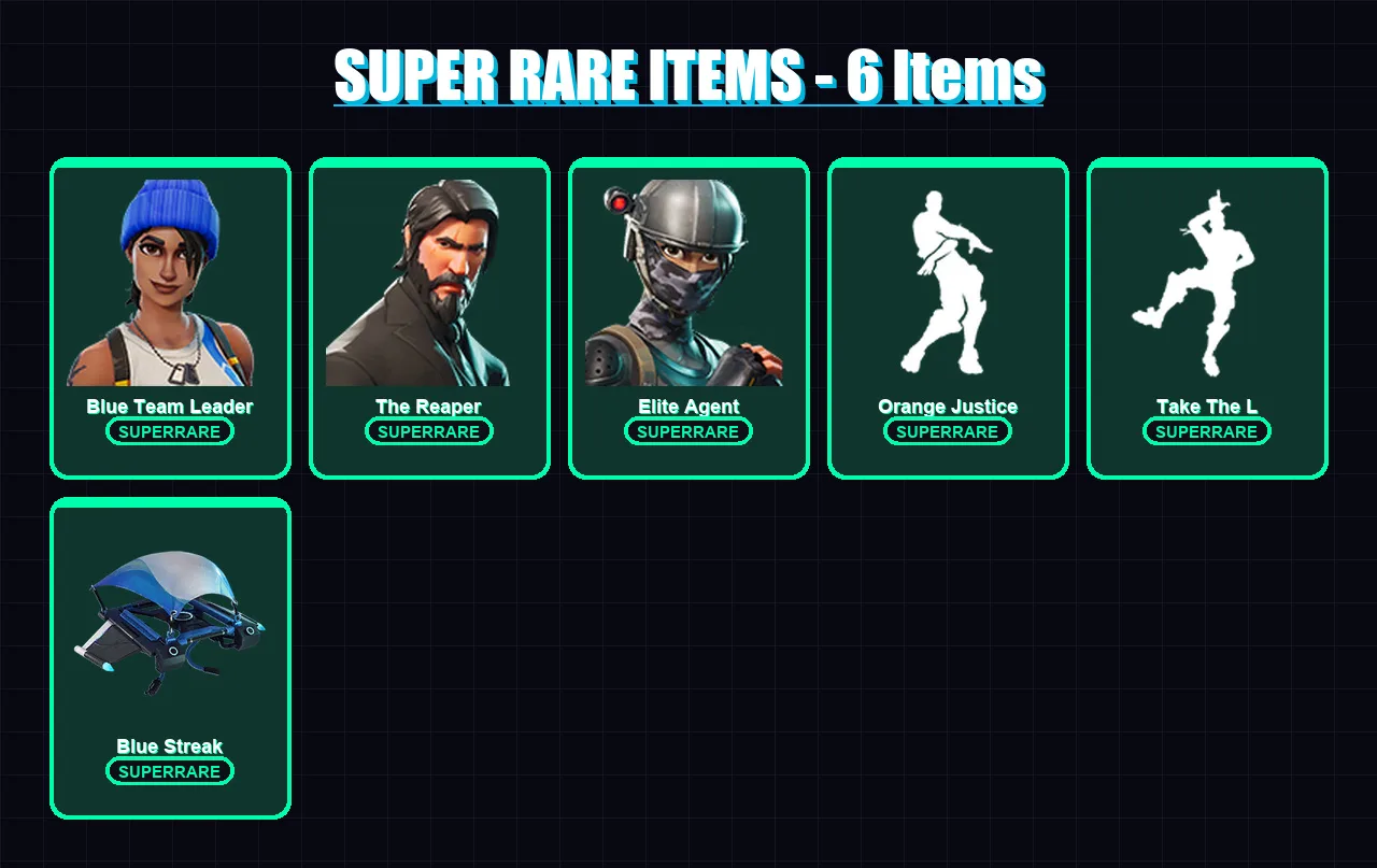 [PS4/PS5/XBOX/PC] | Blue Team Leader | The Reaper | Elite Agent | Drift | Dark Voyager | 23 skin | 12 pickaxe | 18 emote | 18 glider | Lv275 — Fortnite account