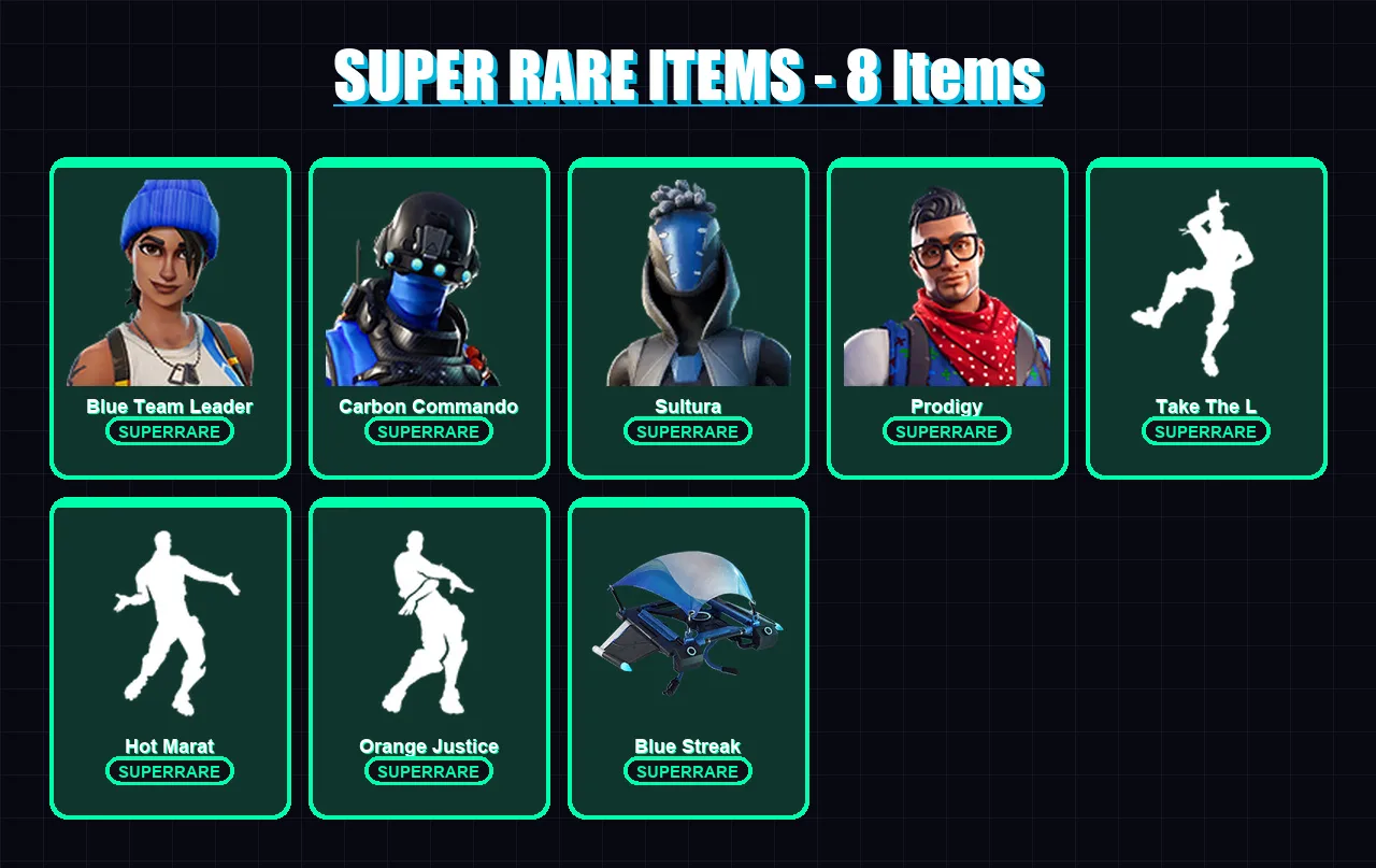 [PS4/PS5/XBOX/PC] | Blue Team Leader | Carbon Commando | Sultura | Prodigy | Hybrid | 17 skin | 15 pickaxe | 24 emote | 23 glider | Lv379 — Fortnite account