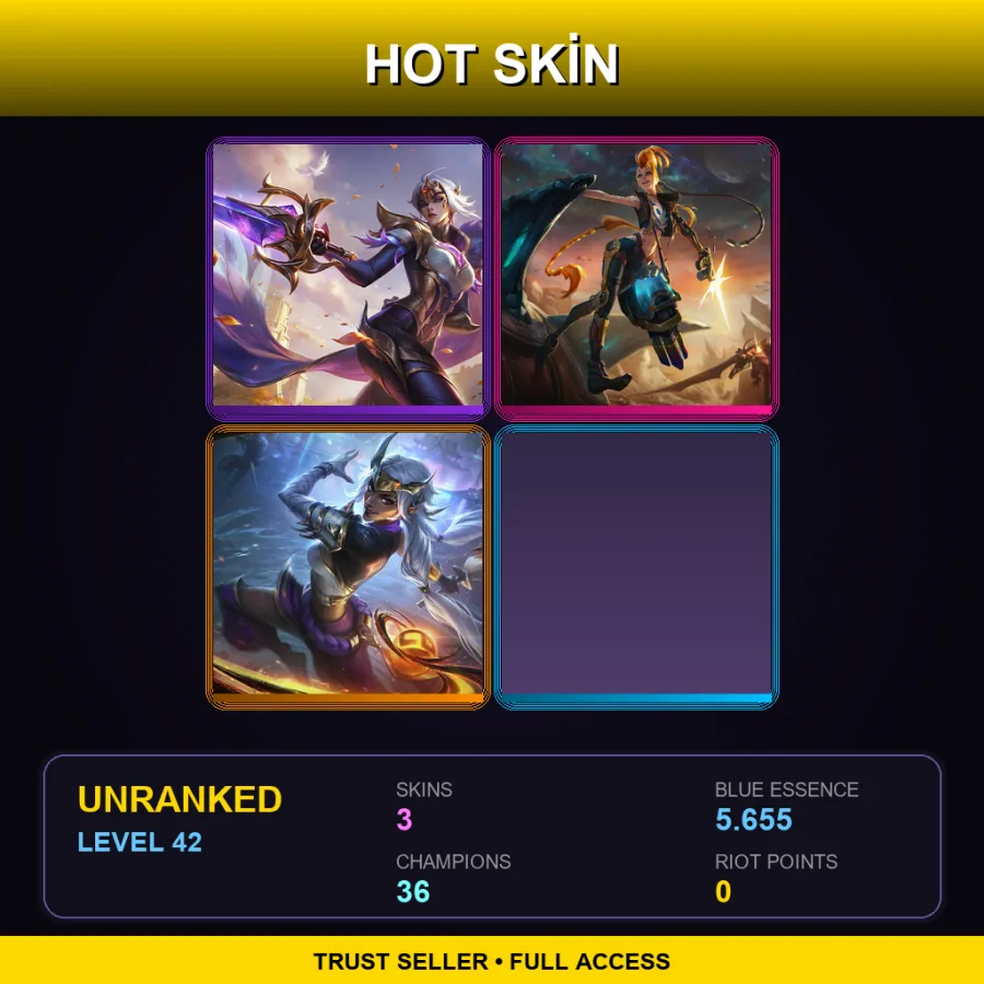 LAN | Lv42 | Unranked | 3 Skin | 36 Champ — Inkshadow Nilah