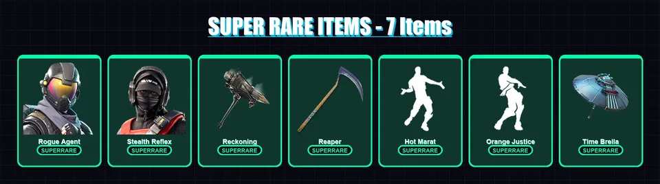 [PC/XBOX/PSN] | Rogue Agent | Stealth Reflex | A.I.M. | Rox | Blackheart | 42 skin | 84 pickaxe | 62 emote | 87 glider | Lv1309 — main preview