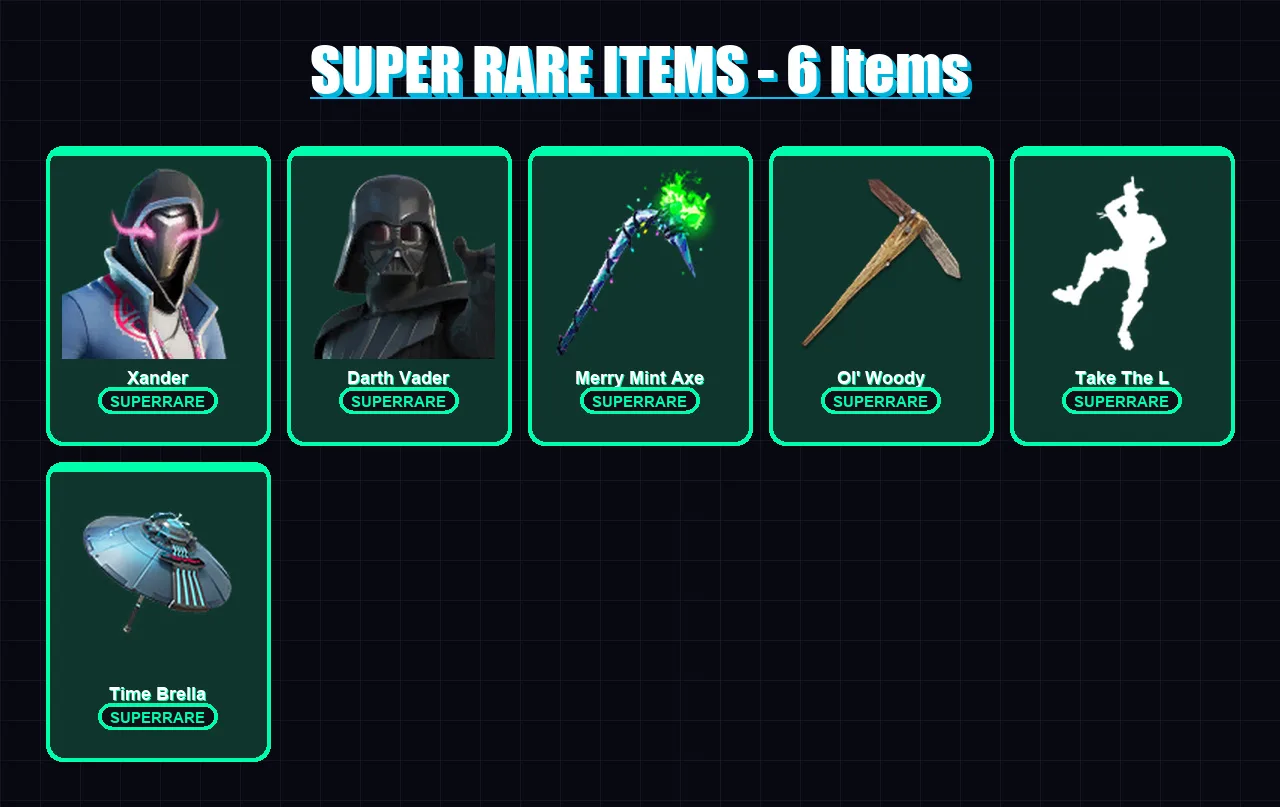 [PC/XBOX/PSN] | Xander | Darth Vader | Paradigm (Reality-659) | Gear Specialist Maya | Rox | 241 skin | 231 pickaxe | 198 emote | 177 glider | Lv235