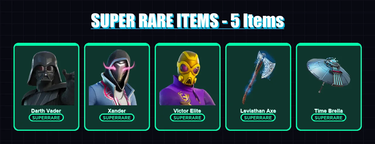[PS4/PS5/XBOX/PC] | Darth Vader | Xander | Victor Elite | Hades | Peter Griffin | 155 skin | 198 pickaxe | 158 emote | 154 glider | Lv2995
