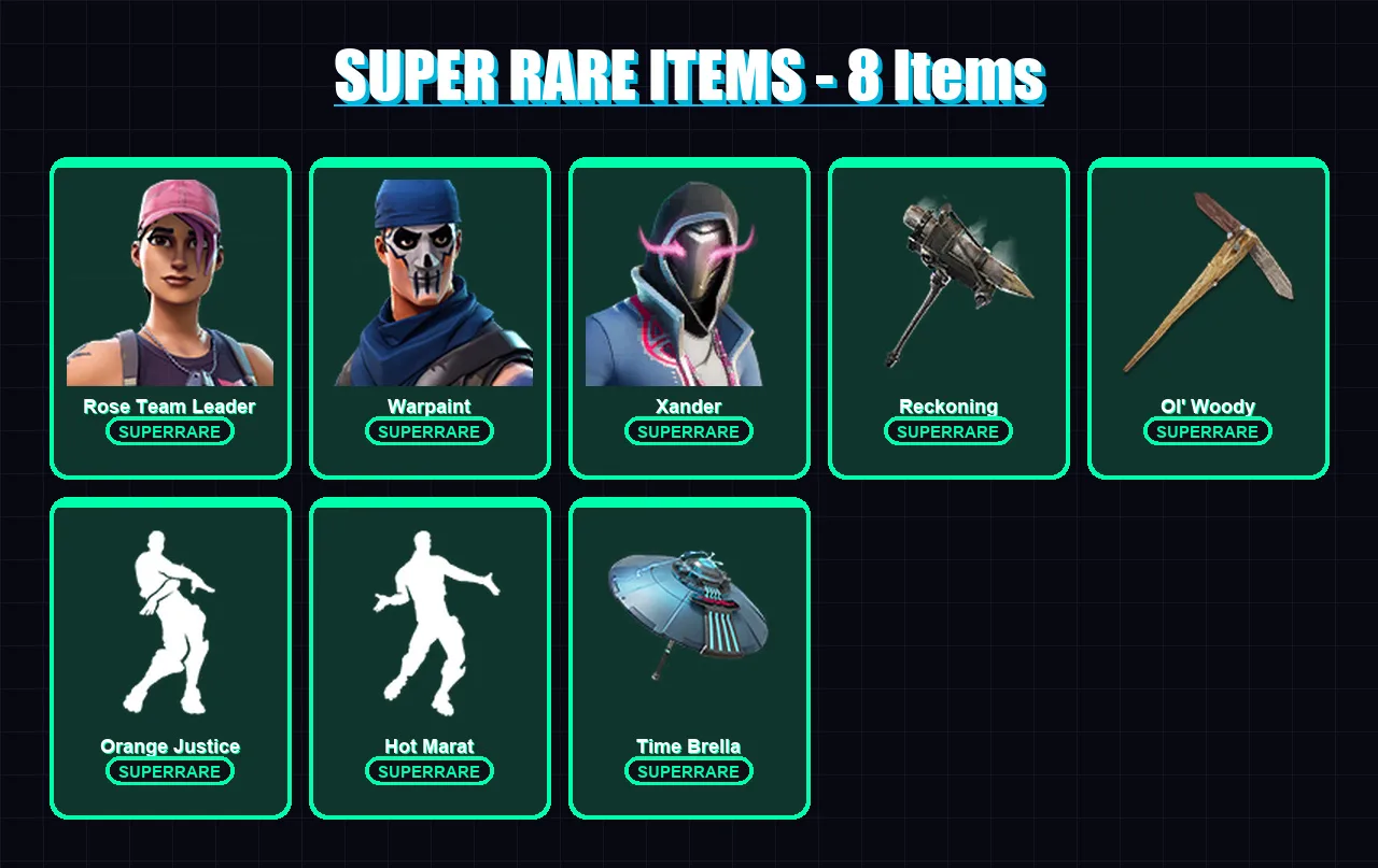 [PC/PSN] | Rose Team Leader | Warpaint | Xander | Lynx | Mandalorian | 147 skin | 171 pickaxe | 179 emote | 152 glider | Lv2199