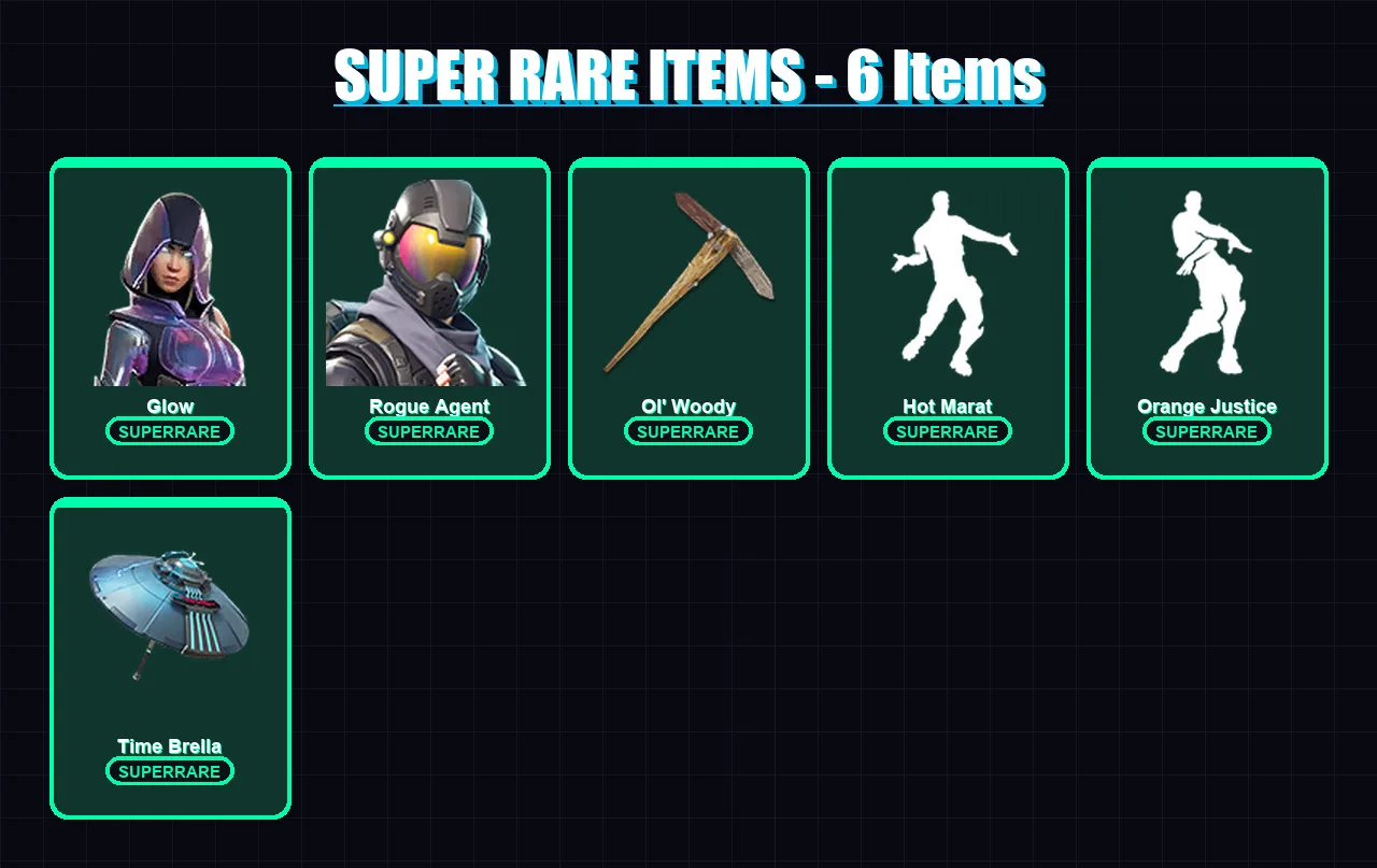 [PC/XBOX/PSN] | Glow | Rogue Agent | Blackheart | Torin | Paradigm (Reality-659) | 138 skin | 156 pickaxe | 149 emote | 150 glider | Lv2026
