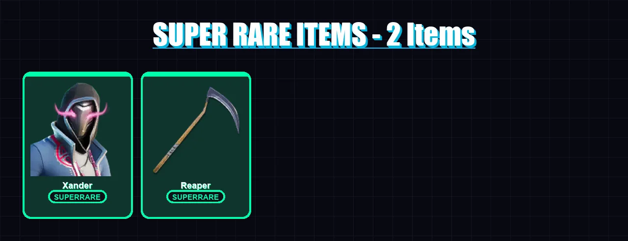 [PC/PSN] | Xander | The Foundation | Nezumi | Joltara | The Ageless | 98 skin | 208 pickaxe | 128 emote | 138 glider | Lv3809