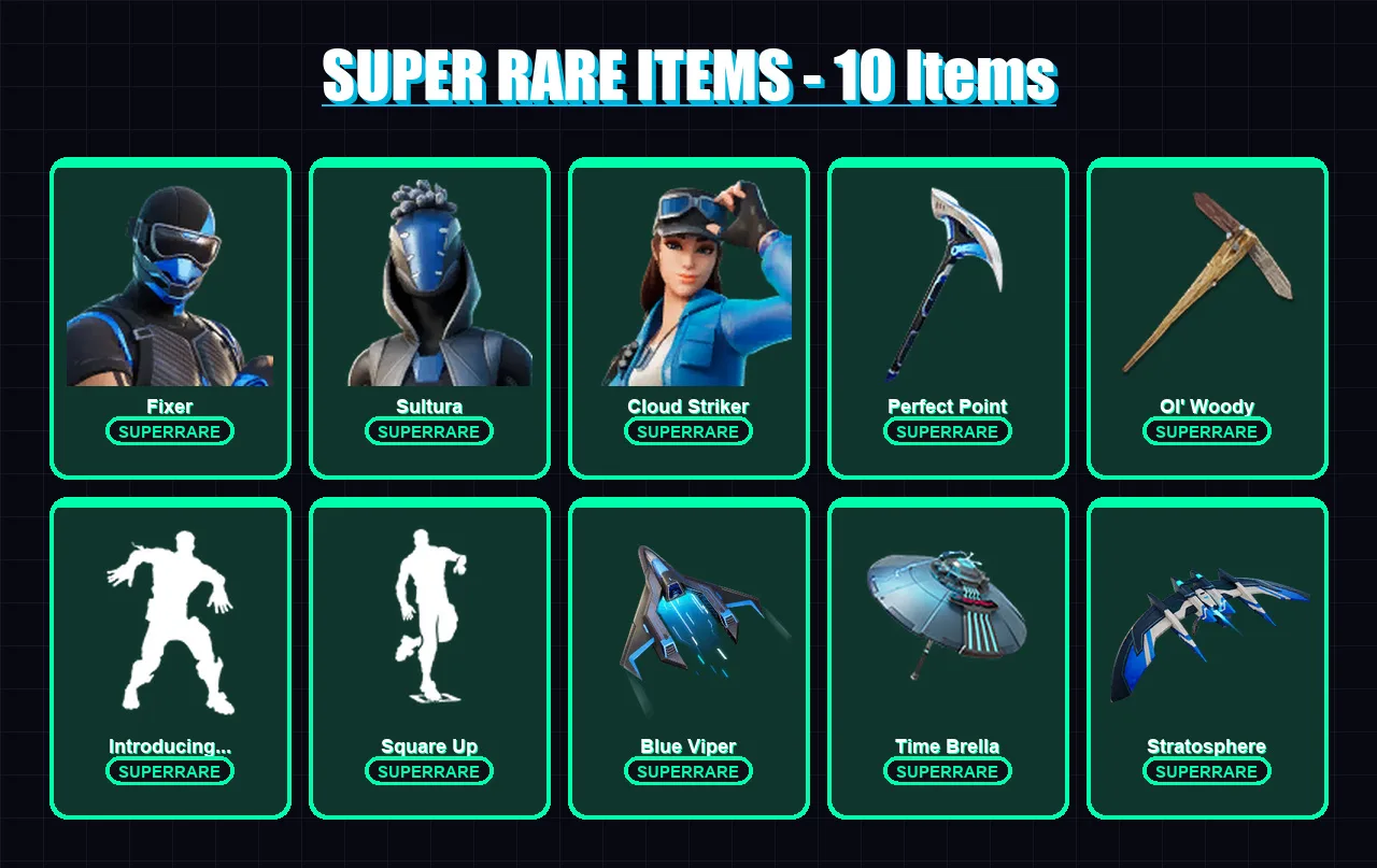 [PS4/PS5/XBOX/PC] | Fixer | Sultura | Cloud Striker | Era | Midas Rex | 232 skin | 252 pickaxe | 132 emote | 144 glider | Lv1480 — Fortnite account