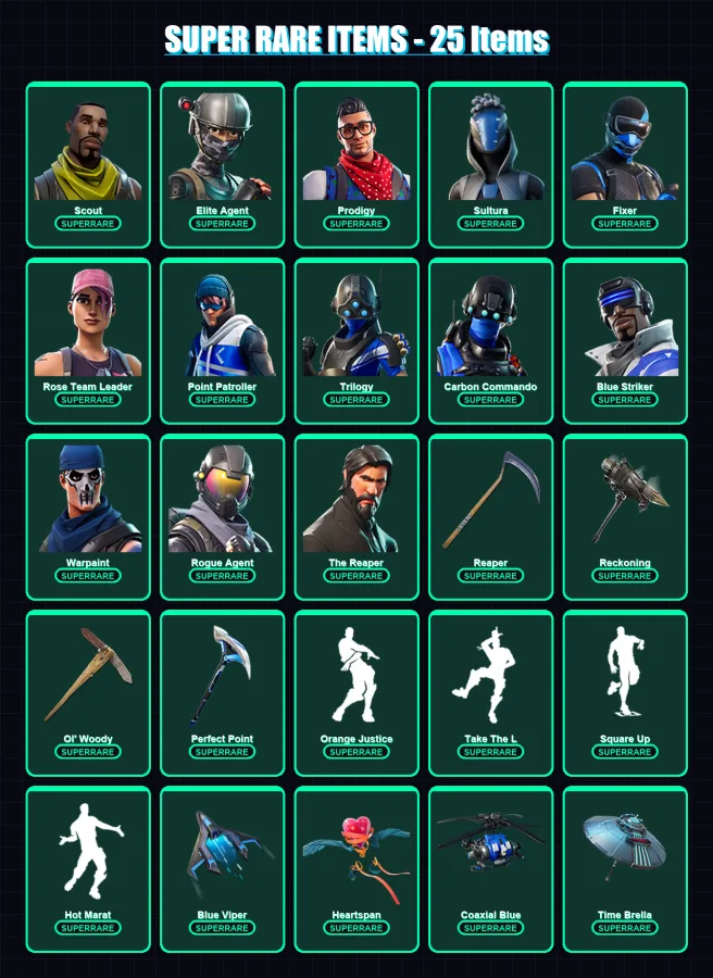 [PC/XBOX] | Scout | Elite Agent | Prodigy | Sultura | Fixer | 149 skin | 153 pickaxe | 139 emote | 141 glider | Lv2056