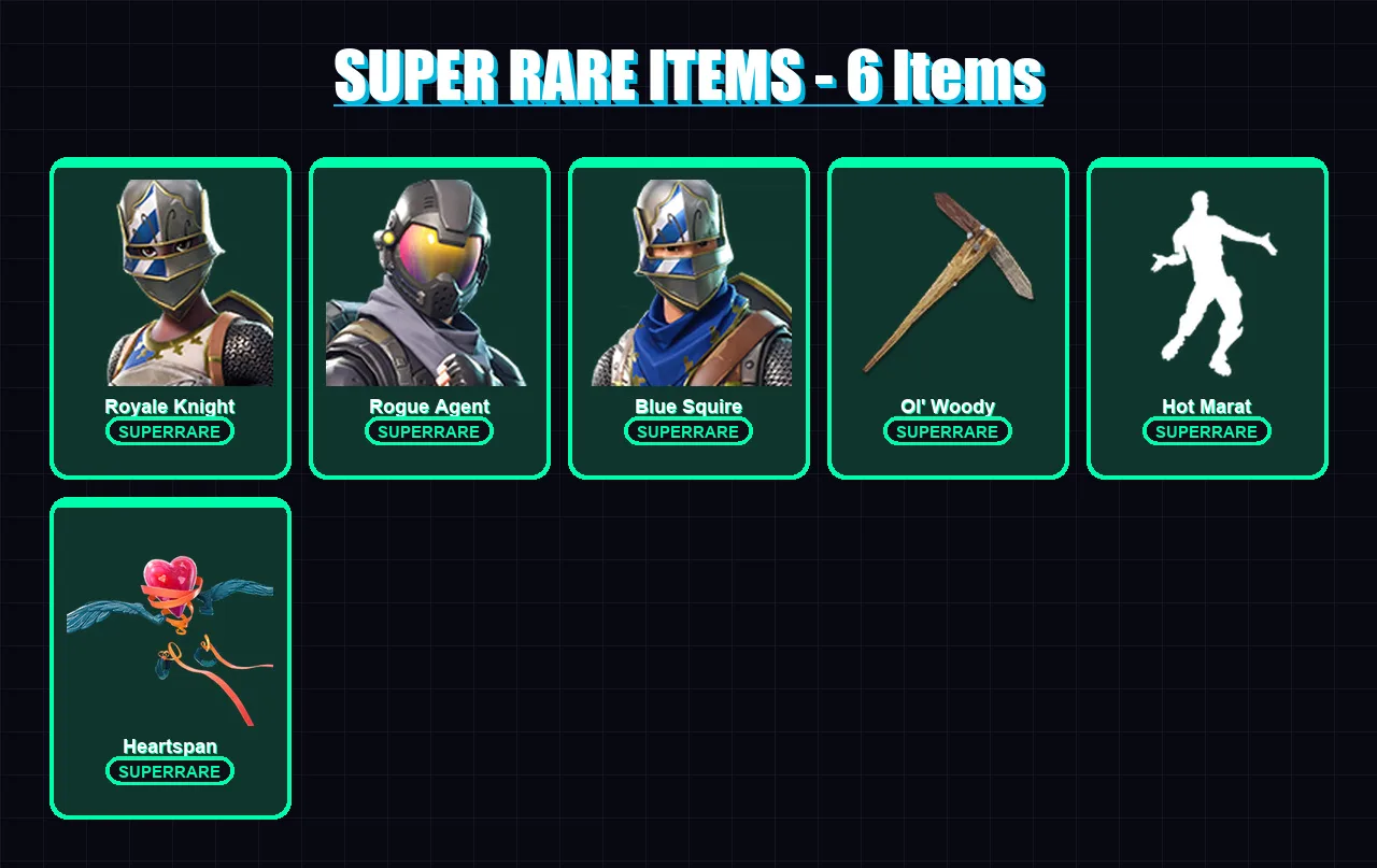 [PC/PSN] | Royale Knight | Rogue Agent | Blue Squire | Fade | Eternal Knight | 28 skin | 46 pickaxe | 64 emote | 47 glider | Lv742