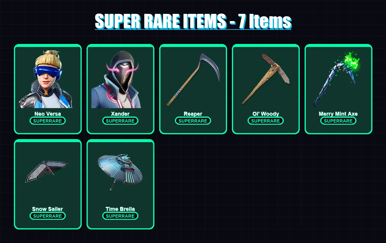 [PS4/PS5/PC] | Neo Versa | Xander | Zeus | Mizuki | Deadpool | 134 skin | 186 pickaxe | 137 emote | 156 glider | Lv2472