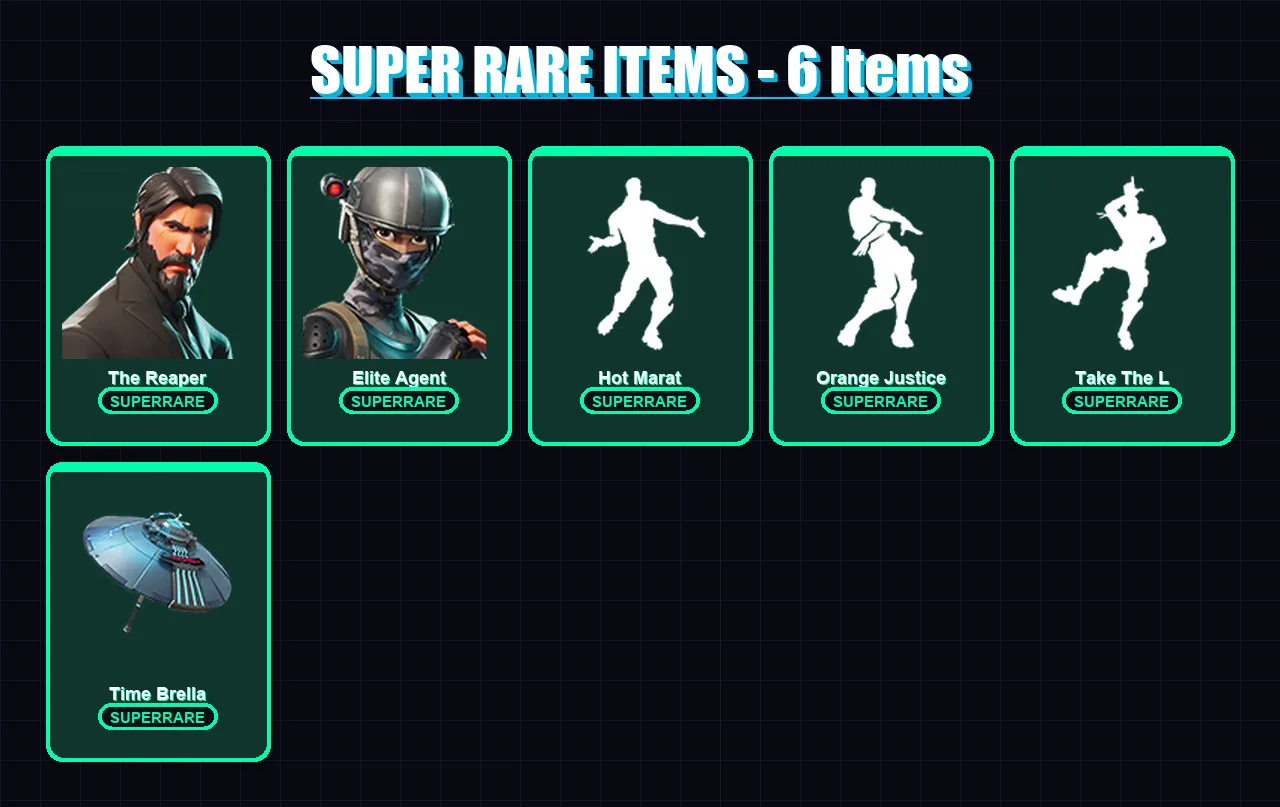 [PC/XBOX] | The Reaper | Elite Agent | Lynx | Hybrid | Zenith | 38 skin | 85 pickaxe | 86 emote | 76 glider | Lv1361