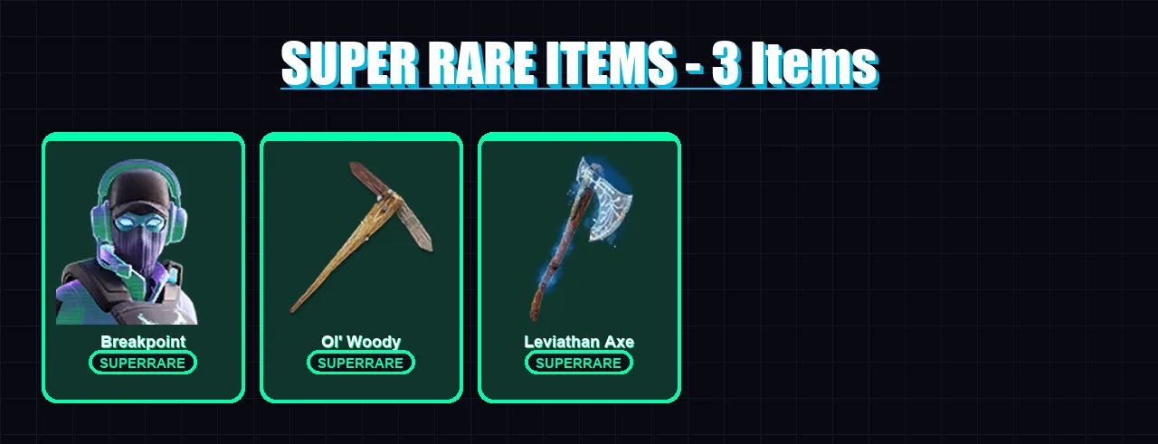 [PS4/PS5/XBOX/PC] | Breakpoint | Backlash | Kymera | Hades | Peter Griffin | 112 skin | 172 pickaxe | 135 emote | 122 glider | Lv1979