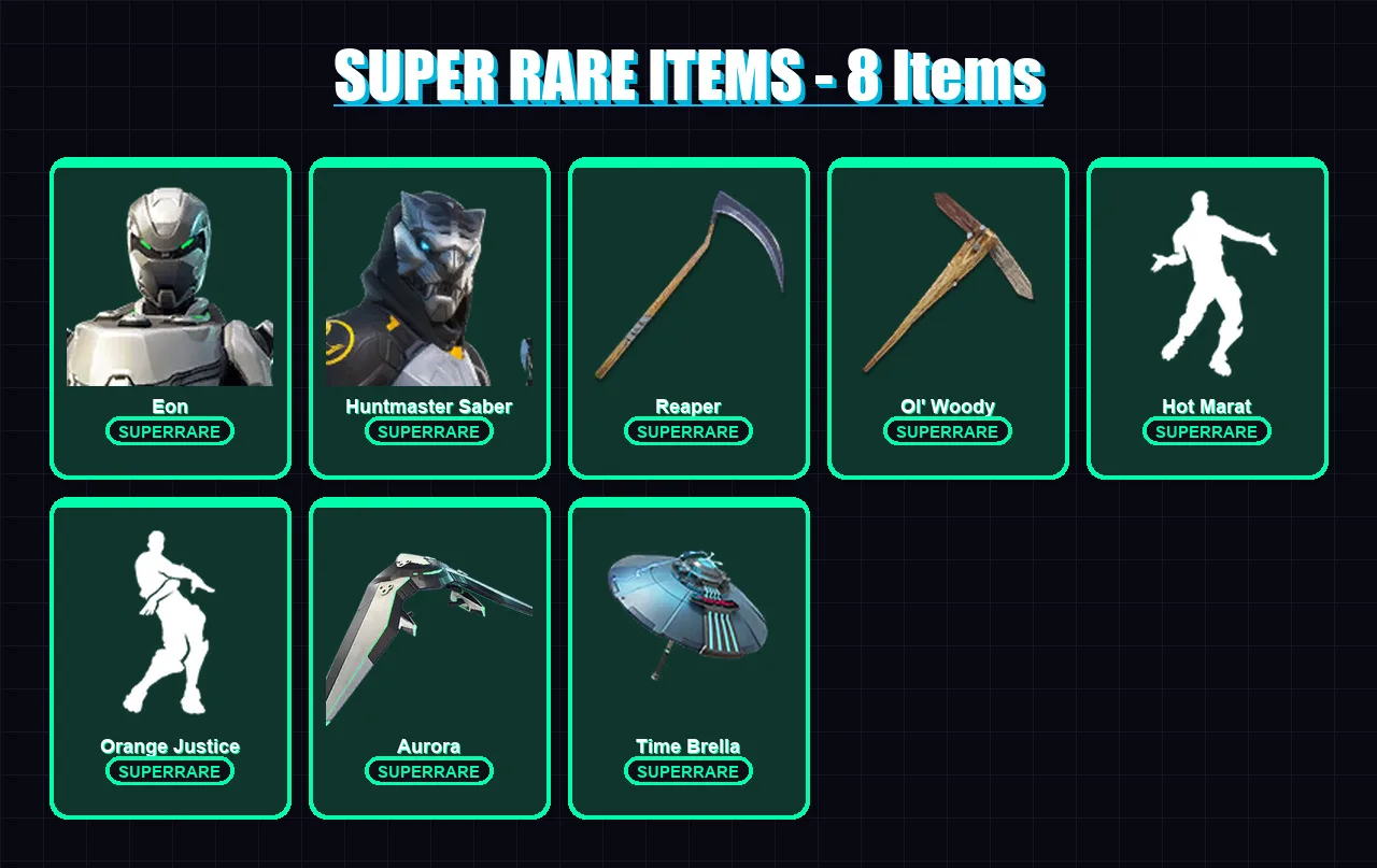 [PC/XBOX/PSN] | Omega | Eon | Huntmaster Saber | FNCS Renegade | Zenith | 132 skin | 164 pickaxe | 117 emote | 118 glider | Lv1858