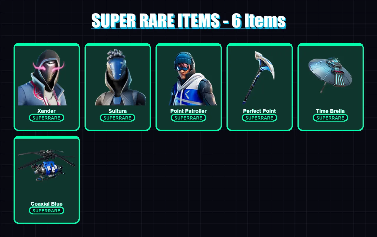 [PS4/PS5/XBOX/PC] | Xander | Sultura | Point Patroller | Mizuki | Deadpool | 42 skin | 70 pickaxe | 41 emote | 61 glider | Lv803 — Fortnite account